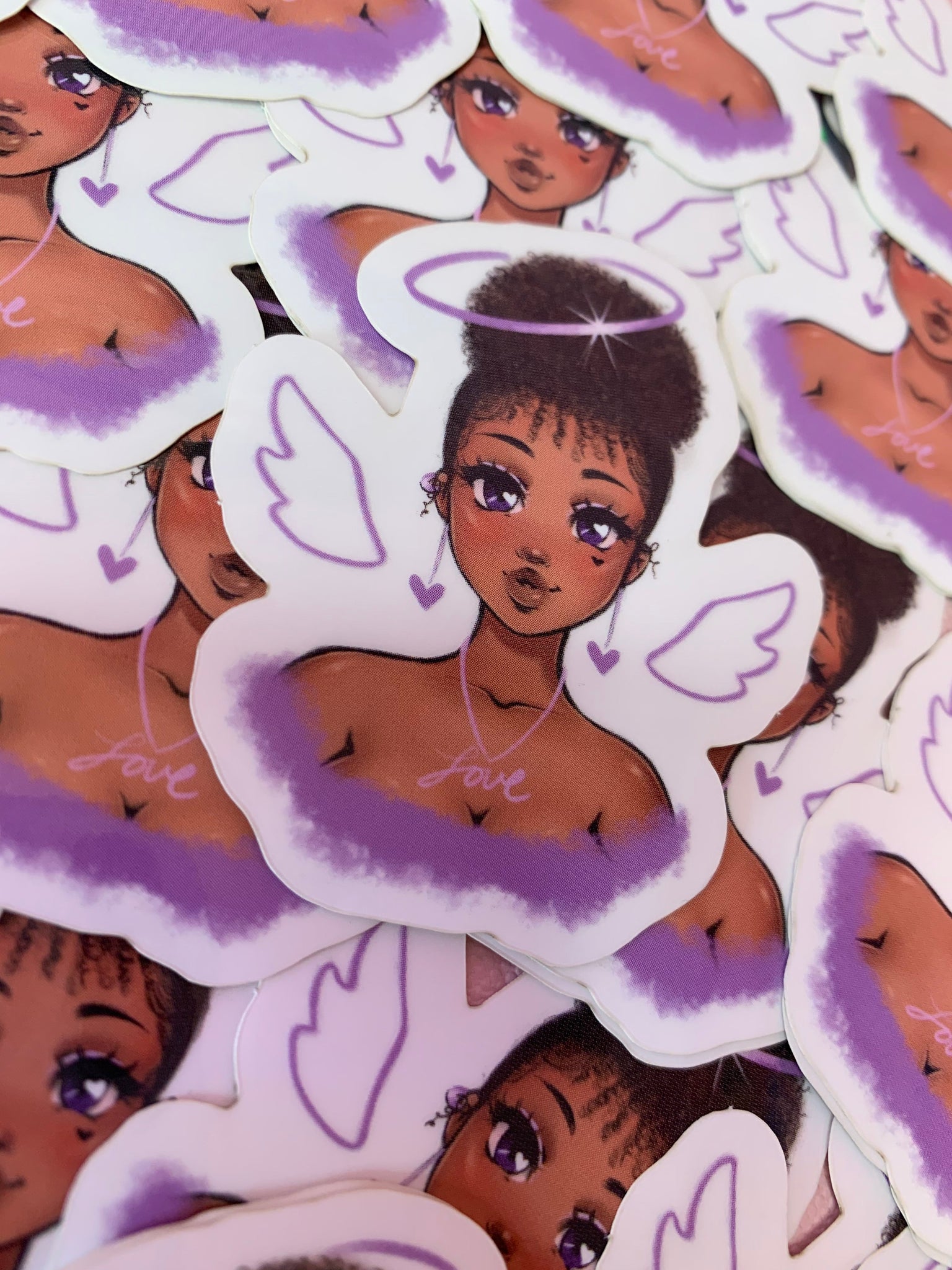 Dream Angel Clear Stickers